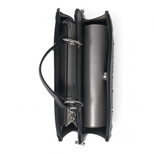 Steve Madden Women’s Metallic Bevelyn Bag (Pewter Metallic)4