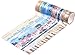 KOVANO Washi Tape Set 24 Rolls, 4 Seasons Patterns Decorative Tape for Scrapbooking Supplies, Junk Journal, Bullet Journaling, DIY Crafts