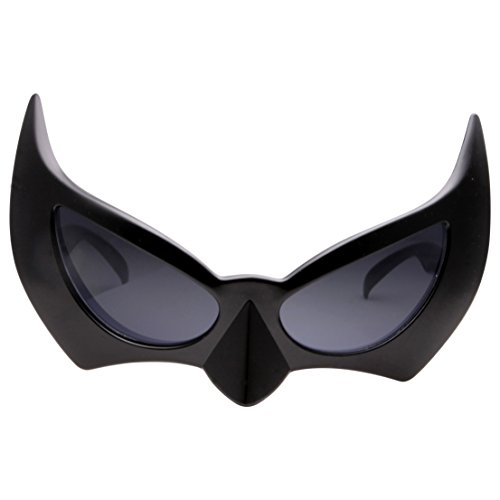 grinderPUNCH Tinted Bat Mask Costume Glasses | Unisex Costume and Cosplay Accessory For All Ages | 100% UV Protection2