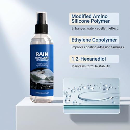 Spray Protector Hidrofóbico para Parabrisas de Coche miniatura 7