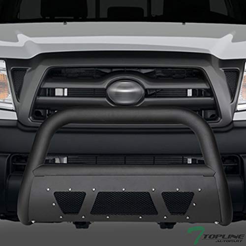 Matte Black Studded Mesh Bull Bar for 05-15 Tacoma