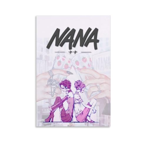 SOONIER Poster Nana Anime - Impression sur toile - Décoration d'intérieur - 20 x 30 cm