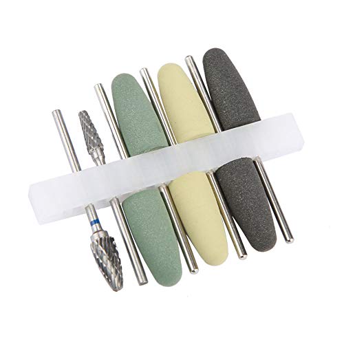 Kit de Brocas de Polimento de Aço de Carboneto de Tungstênio Acrílico Com Base de Resina 8 Peças Kit