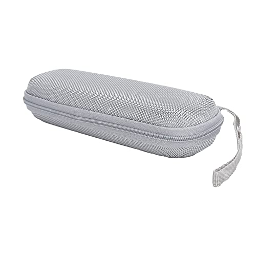 収納バッグ、キャリングケース翻訳用学校用家庭用耐衝撃性ポータブルステインペンキャリングケース(シルバーグレー)