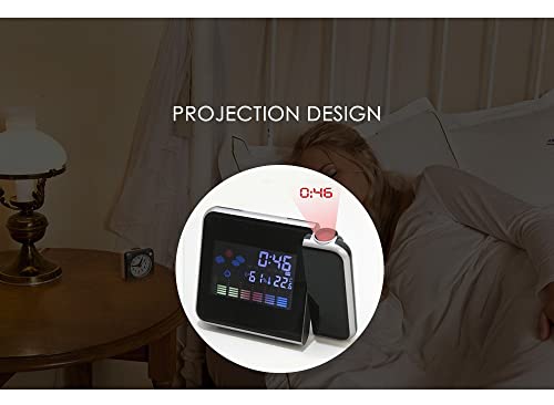 Reloj proyector de techo para ver la hora al despertar en el dormitorio 3