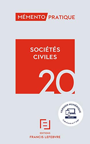 Télécharger Mémento Sociétés civiles 2020 Livre eBook France