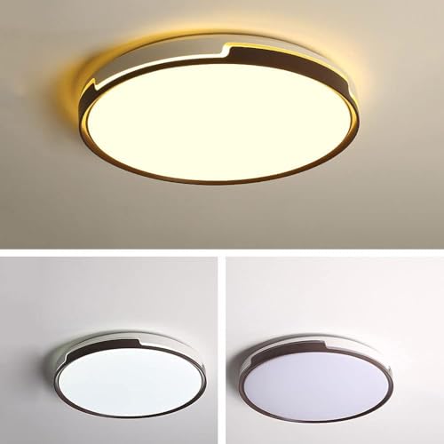 Plafonnier LED moderne rond 96W à intensité variable pour cuisine