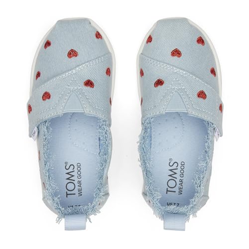 Image of TOMS Kids Tiny Alpargata Washed Dinos (Toddler /Little Kid)