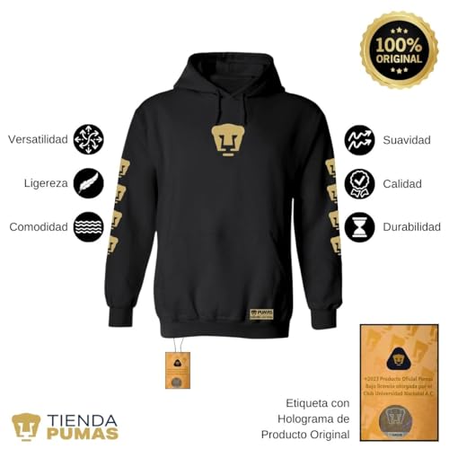 Pumas Men's Hoodie UNAM Logo Limited Edition 12
