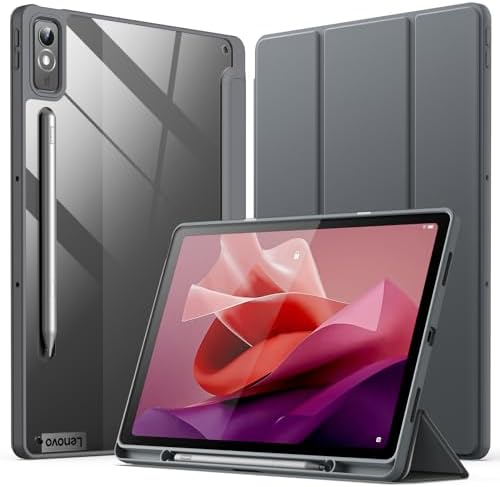 JETech Case for Lenovo Tab P12 12.7" (2023), Dark Gray
