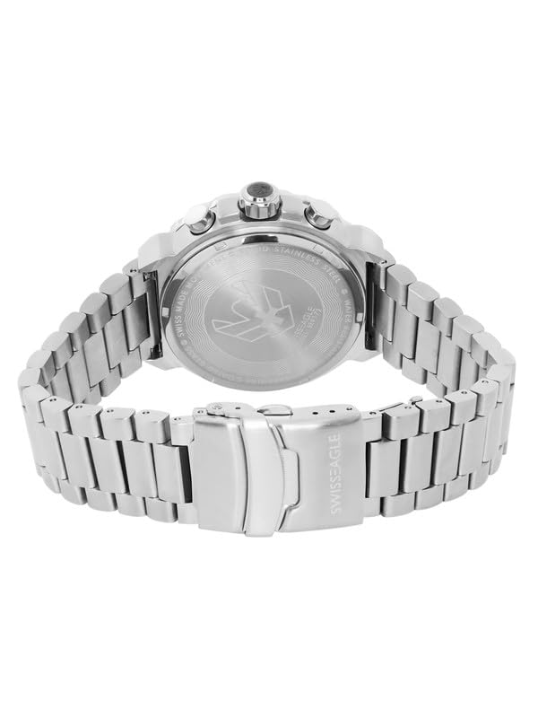Image of Swiss Eagle Analog Stylish Watch for Men Water Resistant Fashion Watch Round Shape with 3 Hand Mechanism Wrist Watch to Compliment Your Look /Ideal Gift for Male