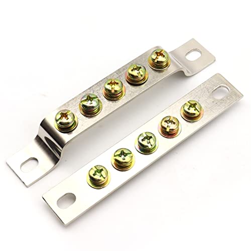 Barra de distribución de latón 2,5x25mm y placa de autobús para borne de tierra 5