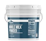 Earthborn Elements Whole Milk Powder 1 Gallon, Light Sweet Taste, Bulk Size (64 Ounce)