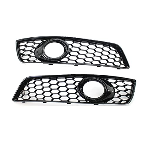 Rejillas de parachoques delantero negro para coche A3 8P 2009-2012 con redes antiniebla panal