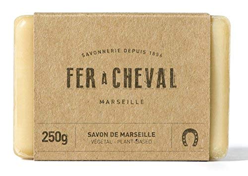 Fer à Cheval - Véritable Savon de Marseille à l'huile d'olive - Savonnette 250gCompact by Design (Certified by Amazon)