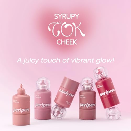 Peripera Syrupy Tok Cheek - Má hồng lỏng hoàn thiện dewy, 15 màu - Image 2