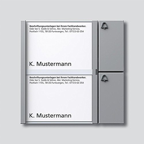 2544223 Tastenmodul 2 Tasten In-Home-Bus, BTM 650-02 SM, silber metallic