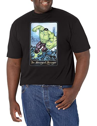 T-Shirt Marvel Avenger Grande Taille Homme 5XL Confort Noir