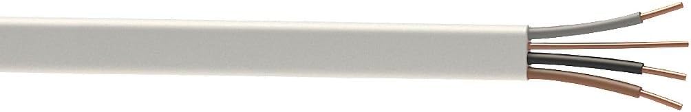 Prysmian 6243YH 3-Core & Earth Cable 1mm(2) x 25m Grey