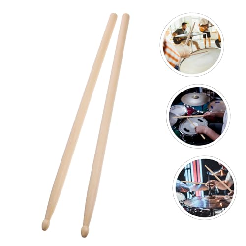 6 pares de baquetas profesionales de madera de arce miniatura 3