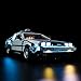Kyglaring Light Kit Compatible with Lego Back to the Future Time Machine 10300 Building Blocks, Lights Only, Model Set Not Included, Classic Version
