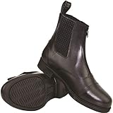 Hy Canterbury Reißverschluss bis Jodhpur Leder kurz Stiefel Junior Größen schwarz schwarz 3