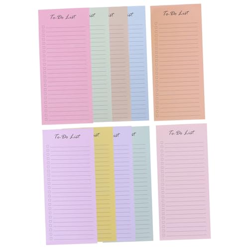 Bloc-notes pour liste de courses avec ligné : petit carnet de tâches et rappels Healeved