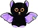 TY 369331 Beanie Boos Peluche Swoops Nero Pipistrello 23 cm