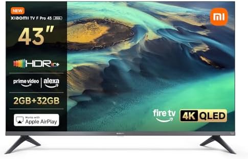 XIAOMI TV F Pro 43, 43 Pulgadas (101 cm), 4K UHD QLED, Smart TV, ...
