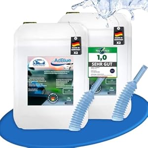 AMMO CHEMIE ® Adblue 2x10 L [MADE IN GERMANY ] - Ad blue Adblue 10 l für diesel ISO 22241 – Ad Blue