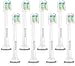 MitButy Cabezales de Repuesto compatible con Philips Sonicare EléctricosCepillo de dientes| Mini Pack de 8 | Cabezales de Recambio Compatible con DiamondClean,HealthyWhite,FlexCare Platinum,EasyClean