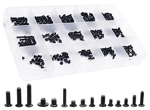 Laprite 300 PCs Laptop Notebook Computer Replacement Screws Kit for Lenovo, Toshiba, Gateway, Samsung, HP, IBM, Dell, Sony, Acer, Asus, SSD Hard Disk SATA