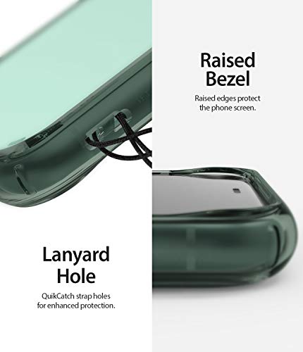 Image of Ringke Fusion for iPhone 11 Case Back Cover, Transparent PC Back TPU Bumper Scratch Resistant Natural Form Phone Cover for iPhone 11 Back Cover Case - Pine Green