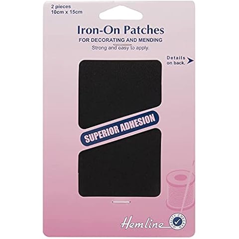 Hemline Cotton Twill Iron-On Patches Cover