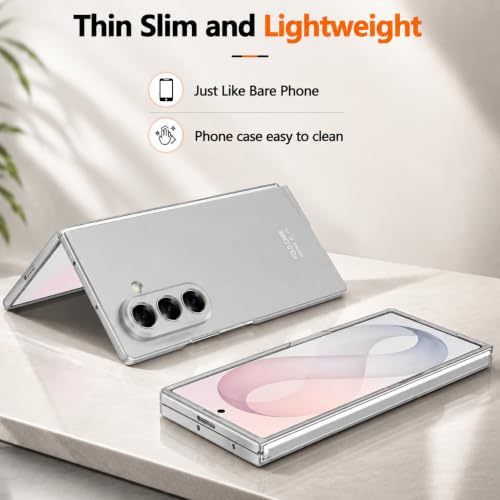 Image of TechTrendz Hard PC Ultra Slim Matte Case for Samsung Galaxy Z Fold 8 Ultra, Shockproof Anti Scratch Protective Cover with Wireless Charging Compatible with Z Fold 8 Ultra 5G (Elegant Silver)