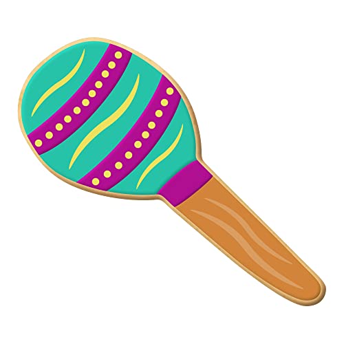 Maraca Cookie Cutter 5.5 Inch - Made In The Usa – Foose Cookie Cutters Tin Plated Steel Maraca Cookie Mold #TOP1