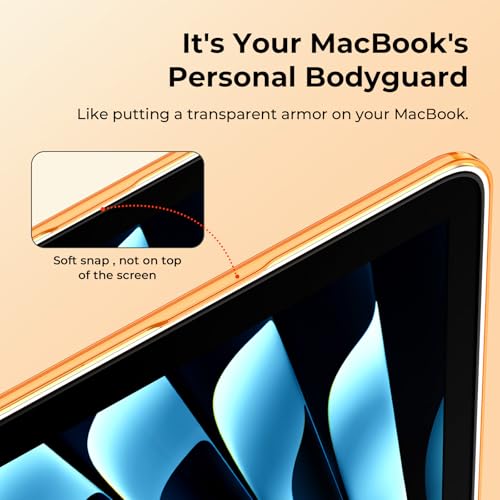 Image of EooCoo for MacBook Air 13.3 inch Case with Keyboard and Screen Protector