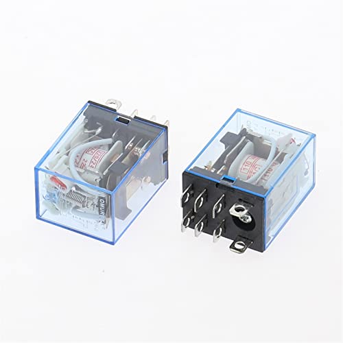 Relé LY2NJ de 8 pines DPDT 12V DC para control de automatización industrial 5