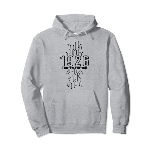 Cumpleaños 1926 Edición limitada Regalo Usado Gaming Vintage Sudadera con Capucha
