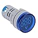Light Digital-Display Voltage Indicator for Industry Applications Building Electronics Projects(Blue)