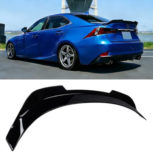 Rear Spoiler Compatible with Lexus IS200t IS250 IS300 IS350 XE30 2014-2020, Gloss Black PSM Duckbill Style Trunk Lip Spoiler – WheelX by WheelX - Used condition - US$80.64