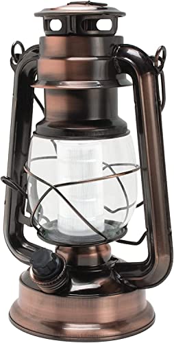 2-Pack Vintage Style Lantern (Copper) With 12 Led's And 150 Lumen Light Output And Dimmer Switch, Battery Operated Hanging Lantern For Indoor And Outdoor Usage (Copper) #TOP1
