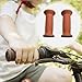 Aosekaa 2Pcs Kids Bike Handlebar Grips Children's Bike Handlebars Replacement Sleeve Comfortable Bicycle Handle Grip for Boys Girls, Brown