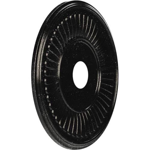Image of 19 inchOD x 3 1 /2 inchID x 1 inchP Berkshire Thermoformed PVC Ceiling Medallion (Fits Canopies up to 8 3 /8 inch), Textured Metallic Galaxy
