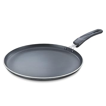 Prestige Aluminium Omega Select Plus Non-Stick Omni Tawa, 25cm , Black