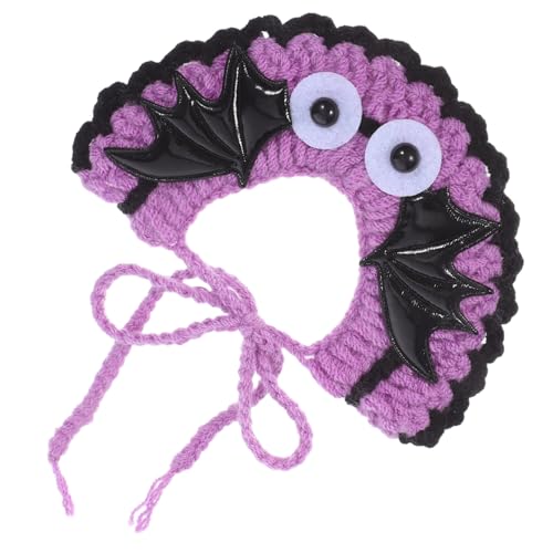 Écharpe d'Halloween petits chiens bib léger amovible motifs uniques