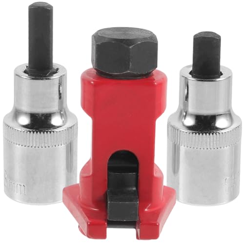 Uonlytech 3 Piezas Interruptor Automático Trinquete Carburador Paleta Casquillo De Tuerca De Puntal Divisor De Rodamientos Tensor Esparcidor De Puntal De Suspensión Vara Metal Rojo