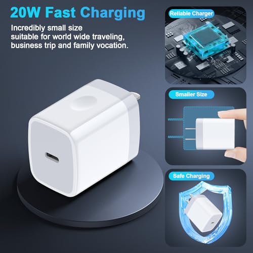 Pixel Wireless Charger Fast Charging Pad for Pixel 9/8a/8 Pro/7a/7/6,15W Magnetic Magsafe Charger Stand with 20W Type C Charging Block for Samsung Galaxy S24 Ultra/S23/S22/S21/S20/S10/iPhone 15/14/13