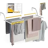 Newlux - Tendedero Balcón Extensible Flex V9 de Acero INOX (+/-...