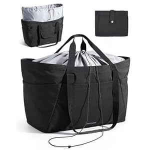 BAGSMART Reusable Grocery Bags, Lar...